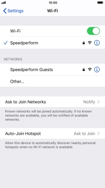 Press the Home key to return to the home screen.