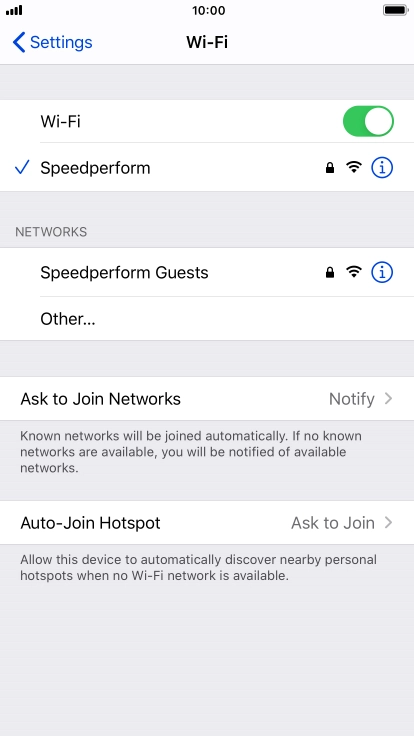 Press the Home key to return to the home screen.