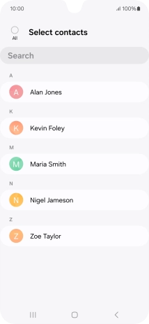 Press the field above 