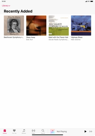 Press the drop down list.