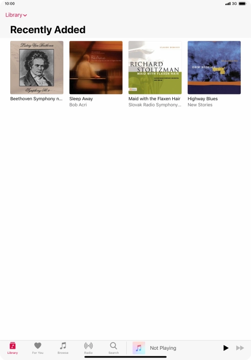 Press the drop down list.