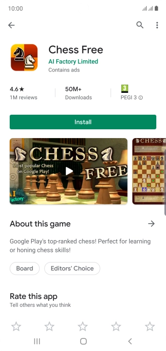 Press the Home key to return to the home screen.