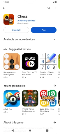 Press the Home key to return to the home screen.
