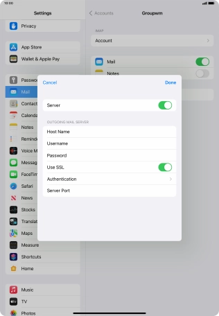 Press the indicator next to Press the indicator next to