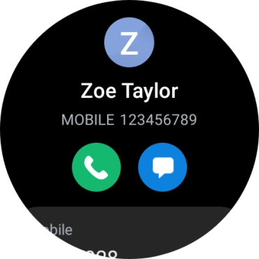 Press the call icon.