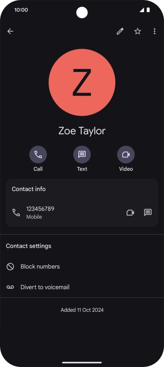 Slide your finger upwards starting from the bottom of the screen to return to the home screen.