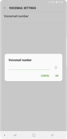 Key in +61414121121 and press OK.