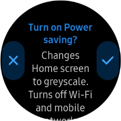 Press the confirm icon.