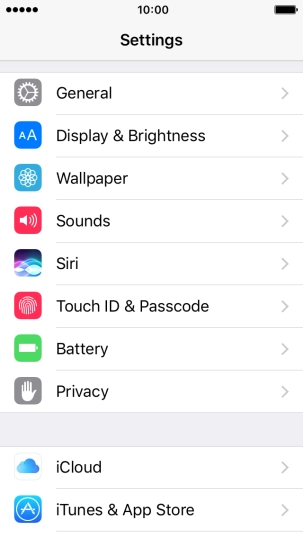 Press iTunes & App Stores.