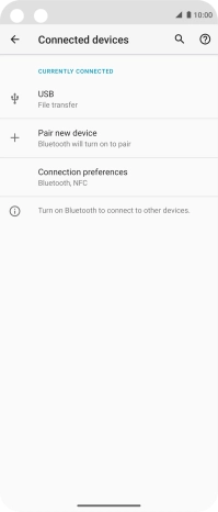 Press Pair new device.