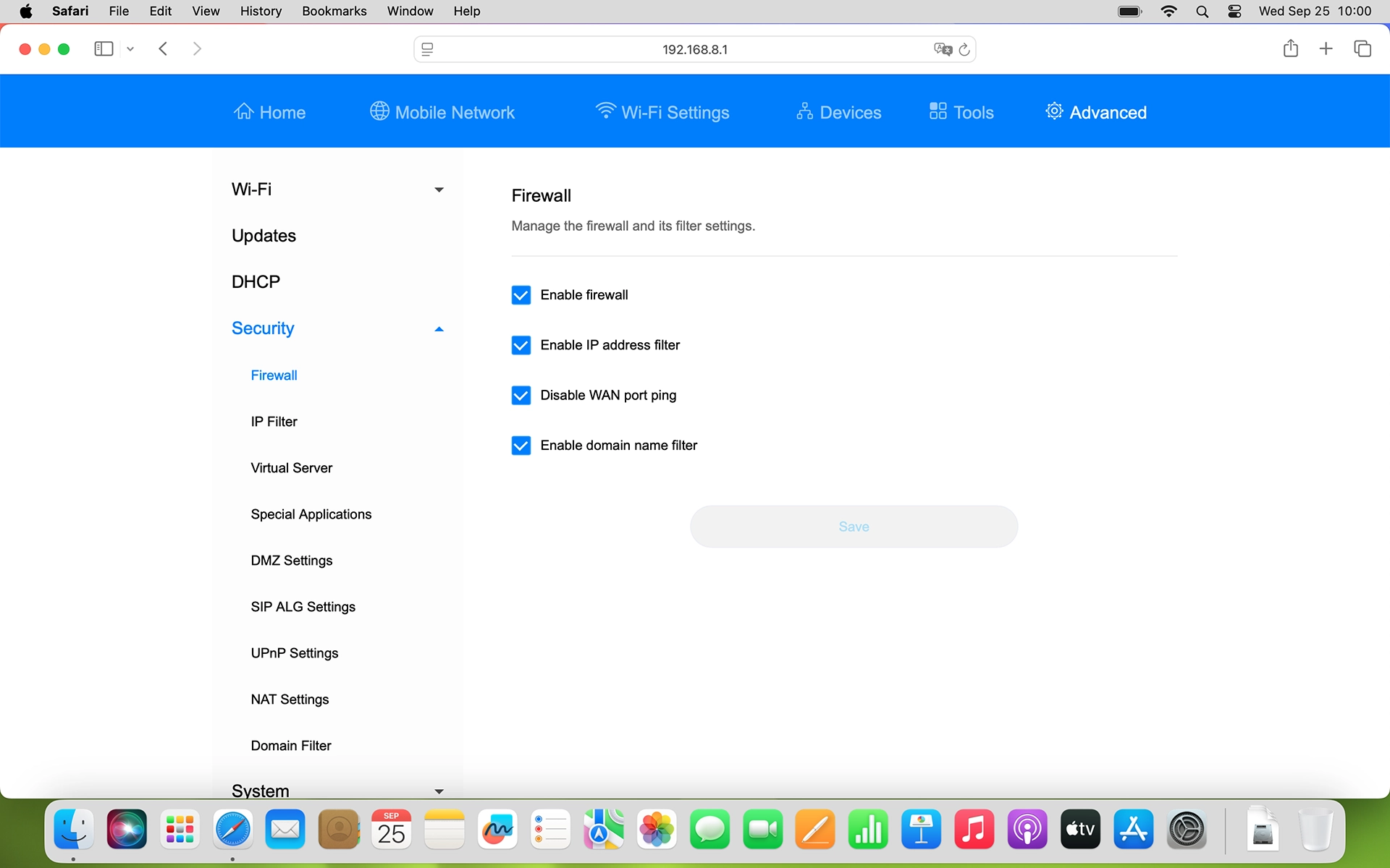 Click Domain Filter.