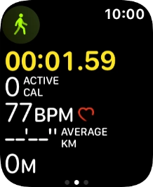 Slide your finger right starting from the left side of the screen.