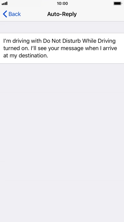 Press the Home key to return to the home screen.