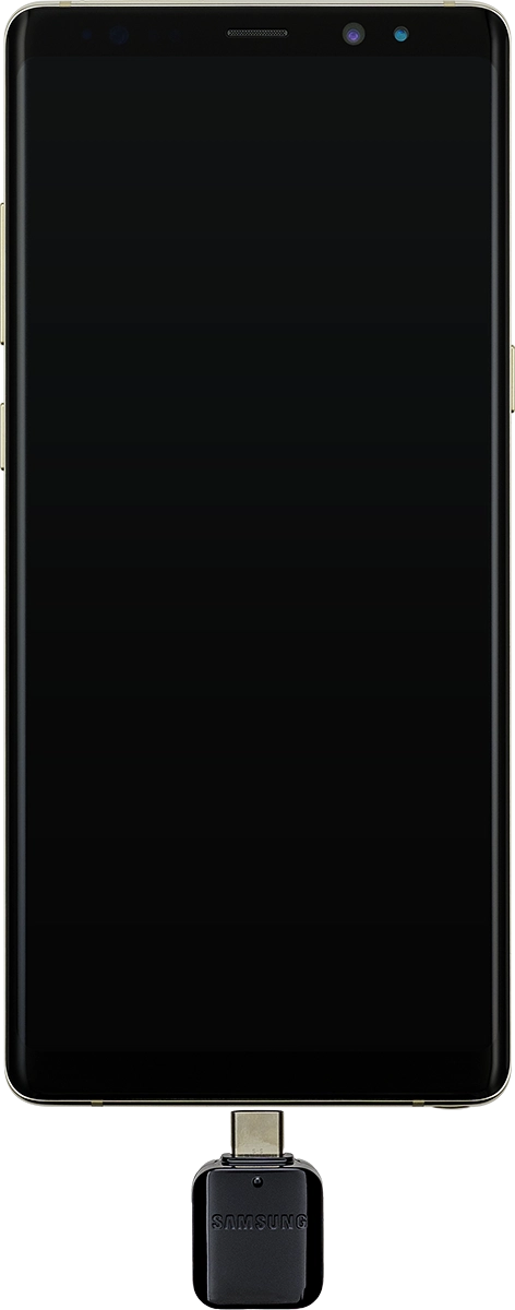 Connect your phone to another phone via data cable and, if required, the adaptor included.