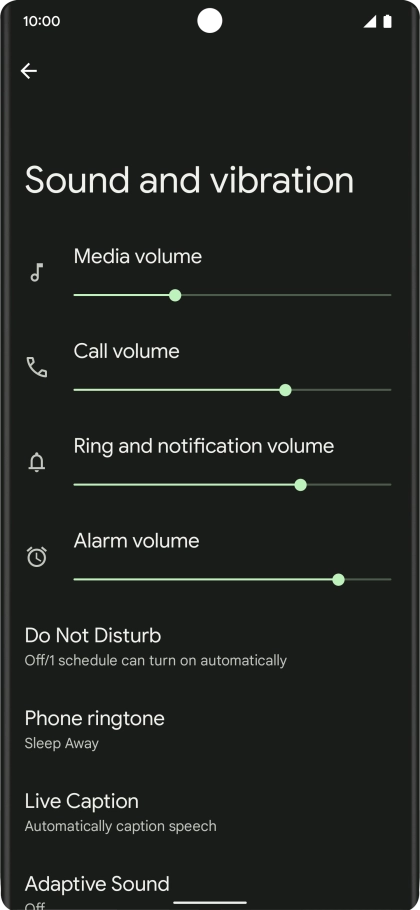 Slide your finger upwards starting from the bottom of the screen to return to the home screen.