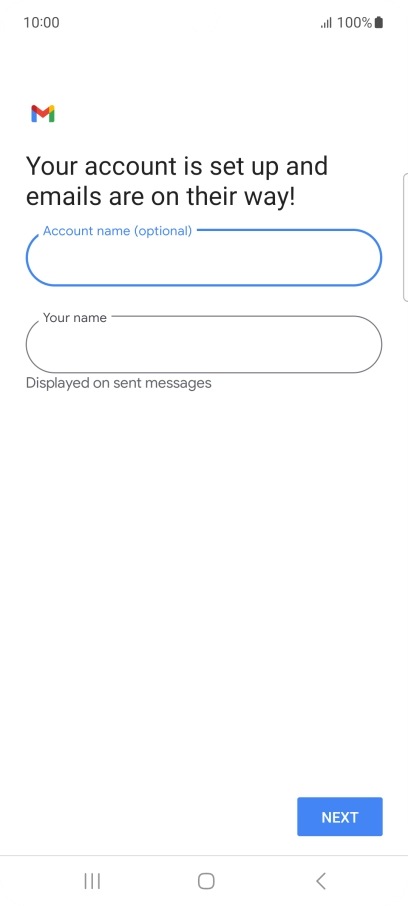 Press the field below 