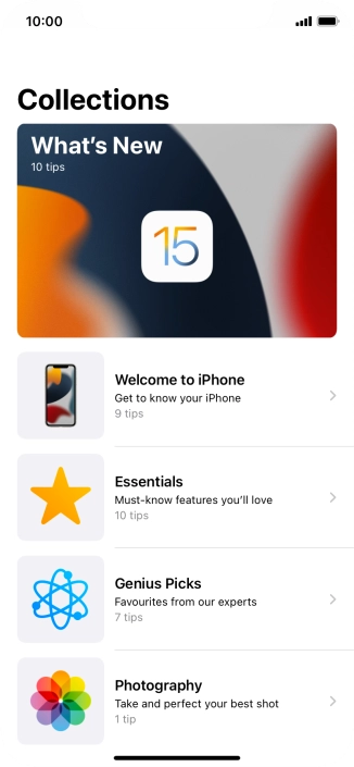 Slide your finger upwards starting from the bottom of the screen to return to the home screen.