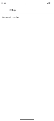 Press Voicemail number.