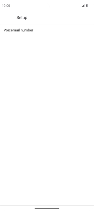 Press Voicemail number.