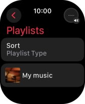 Press the required playlist.