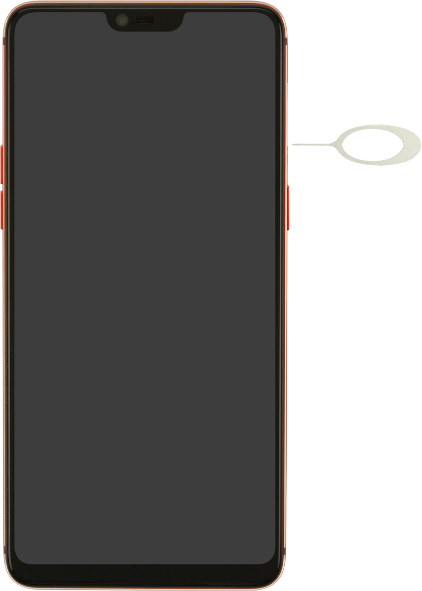 Find the opener for the card holder.