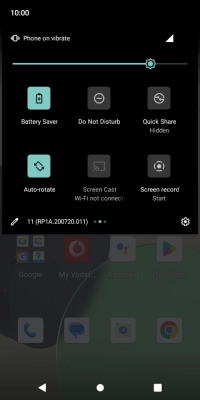 Press the Home key to return to the home screen.