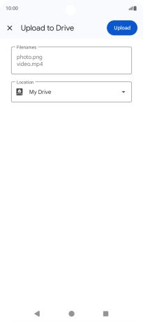 Press the field below 