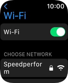 Press the required Wi-Fi network. Press the required Wi-Fi network.