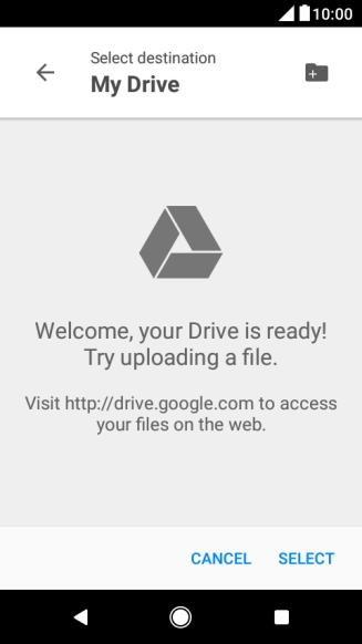 Press the new folder icon.