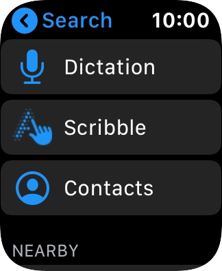 Press Dictation to activate voice control.