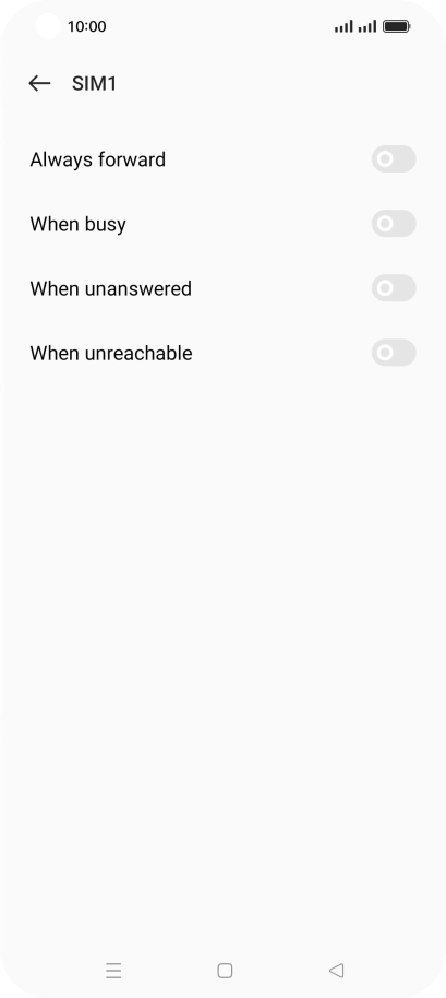Press the Home key to return to the home screen.