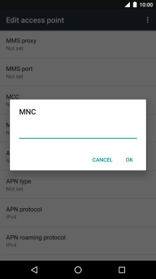 Key in 03 and press OK.