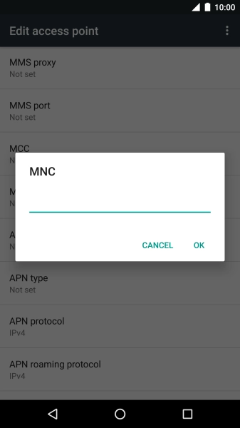 Key in 03 and press OK.