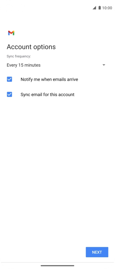 Press the drop down list below 