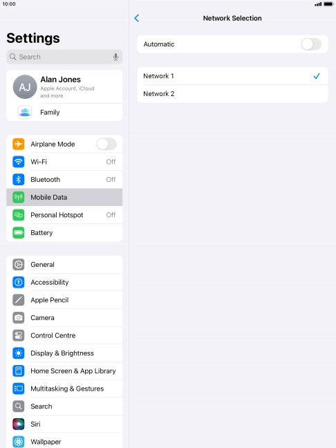 Press the Home key to return to the home screen.