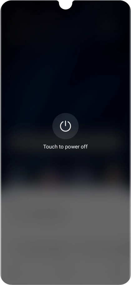 Press Touch to power off.