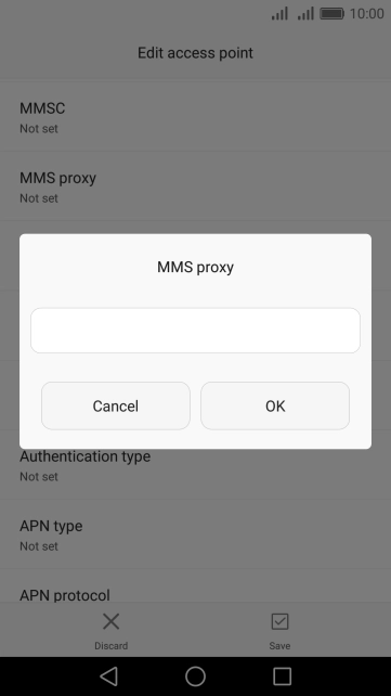 Key in 10.202.002.060 and press OK.
