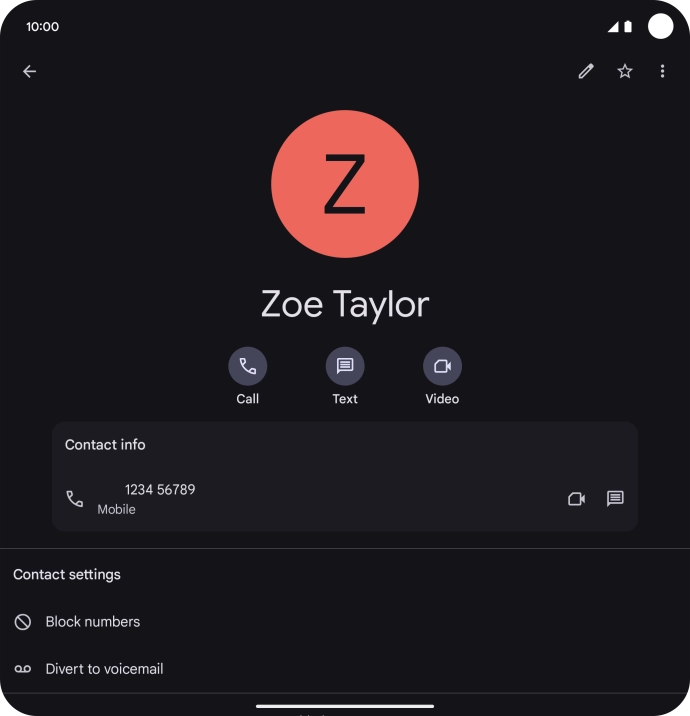 Slide your finger upwards starting from the bottom of the screen to return to the home screen.