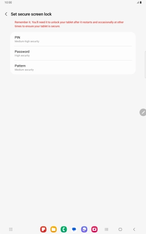Press the required lock code and follow the instructions on the screen to create an additional lock code. Press the required lock code and follow the instructions on the screen to create an additional lock code.