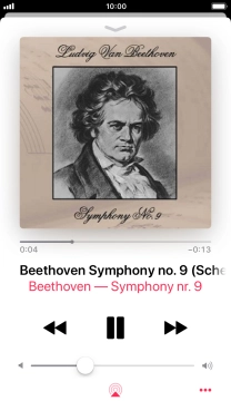 Press arrow right to go to the next audio file.