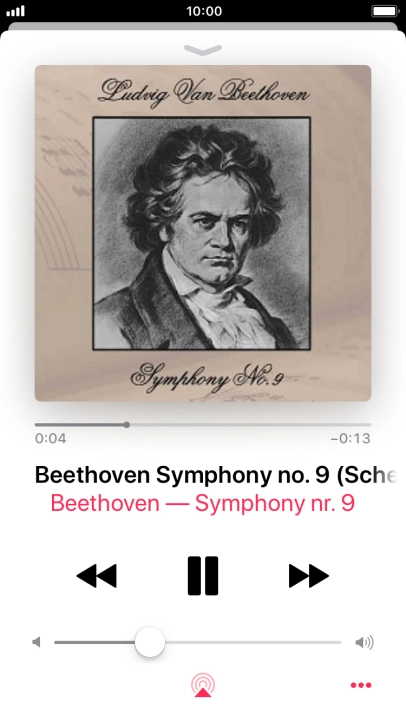 Press arrow right to go to the next audio file.