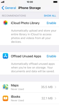 Press the required app. Press the required app.
