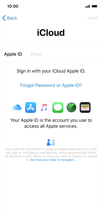 Press the field next to 