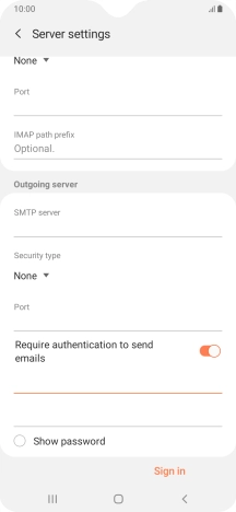 Press the second field below 