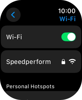 Press the Digital Crown several times to return to standby mode.