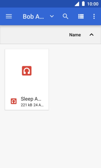 Press the required ring tone.