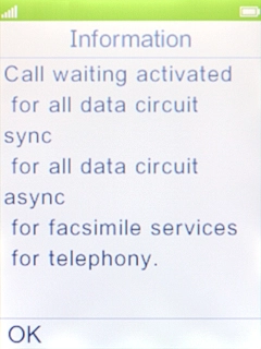 Press the Navigation key. Press the Navigation key.