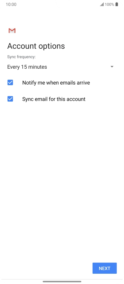 Press the drop down list below 