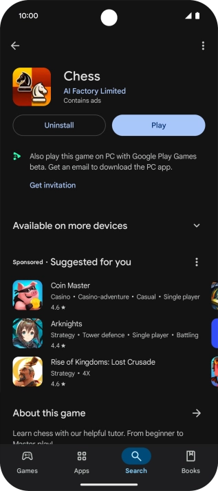 Slide your finger upwards starting from the bottom of the screen to return to the home screen.