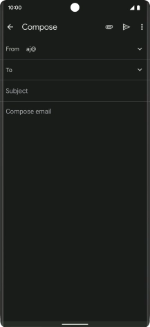 Press To and key in the first letters of the recipient's name.